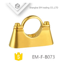 EM-F-B073 Wall mount dual purpose die cast Brass hanging pipe clamp